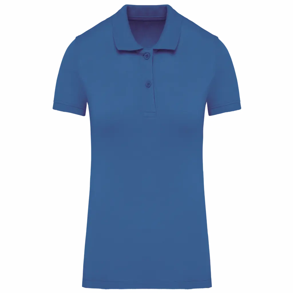 PS_K2026_LIGHTROYALBLUE - Hidalgo-werbeartikel Piqué-damespolo Bio180, light royal blue — productfoto 18