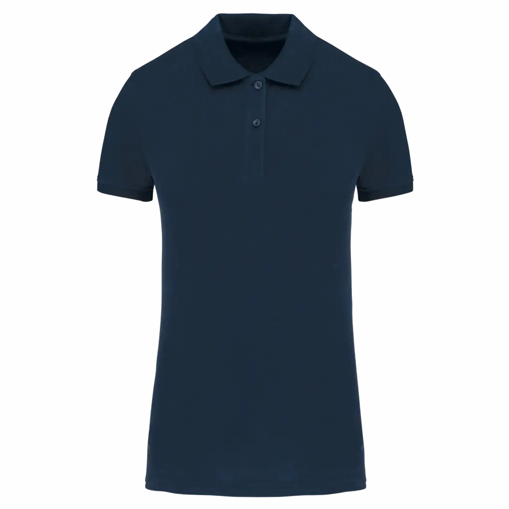 PS_K2026_NAVY - Hidalgo-werbeartikel Piqué-damespolo Bio180, navy — productfoto 24
