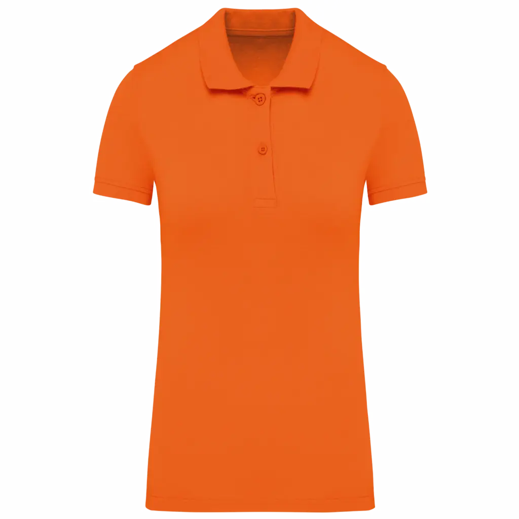 PS_K2026_ORANGE - Hidalgo-werbeartikel Piqué-damespolo Bio180, orange — productfoto 27