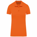 PS_K2026_ORANGE - Hidalgo-werbeartikel Piqué-damespolo Bio180, orange — productfoto 27