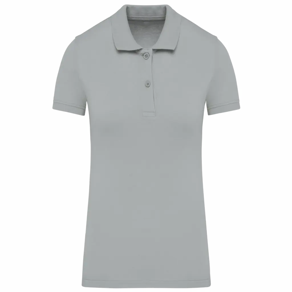 PS_K2026_SNOWGREY - Hidalgo-werbeartikel Piqué-damespolo Bio180, snow grey — productfoto 33
