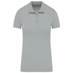 PS_K2026_SNOWGREY - Hidalgo-werbeartikel Piqué-damespolo Bio180, snow grey — productfoto 33