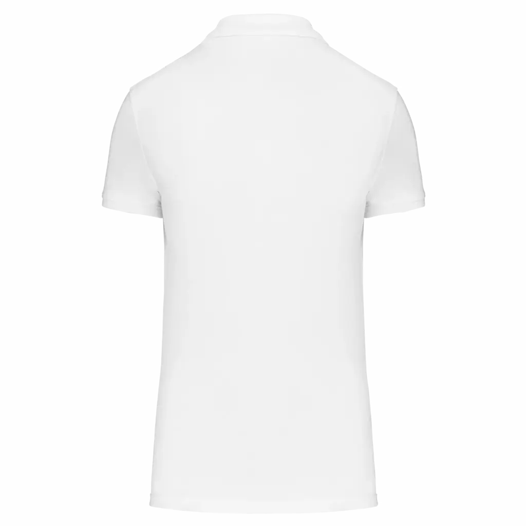 PS_K2026-B_WHITE - Hidalgo-werbeartikel Piqué-damespolo Bio180, white — productfoto 37