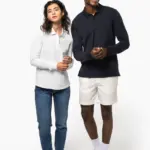 Bio180 piqué herenpolo lange mouwen — productfoto 9