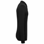 Bio180 piqué herenpolo lange mouwen, black — productfoto 12