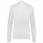 Bio180 piqué damespolo lange mouwen, white — productfoto 15