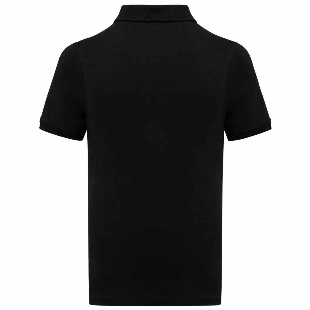 PS_K2029-B_BLACK - Hidalgo-werbeartikel Bio180 piqué kinderpolo, black — productfoto 20
