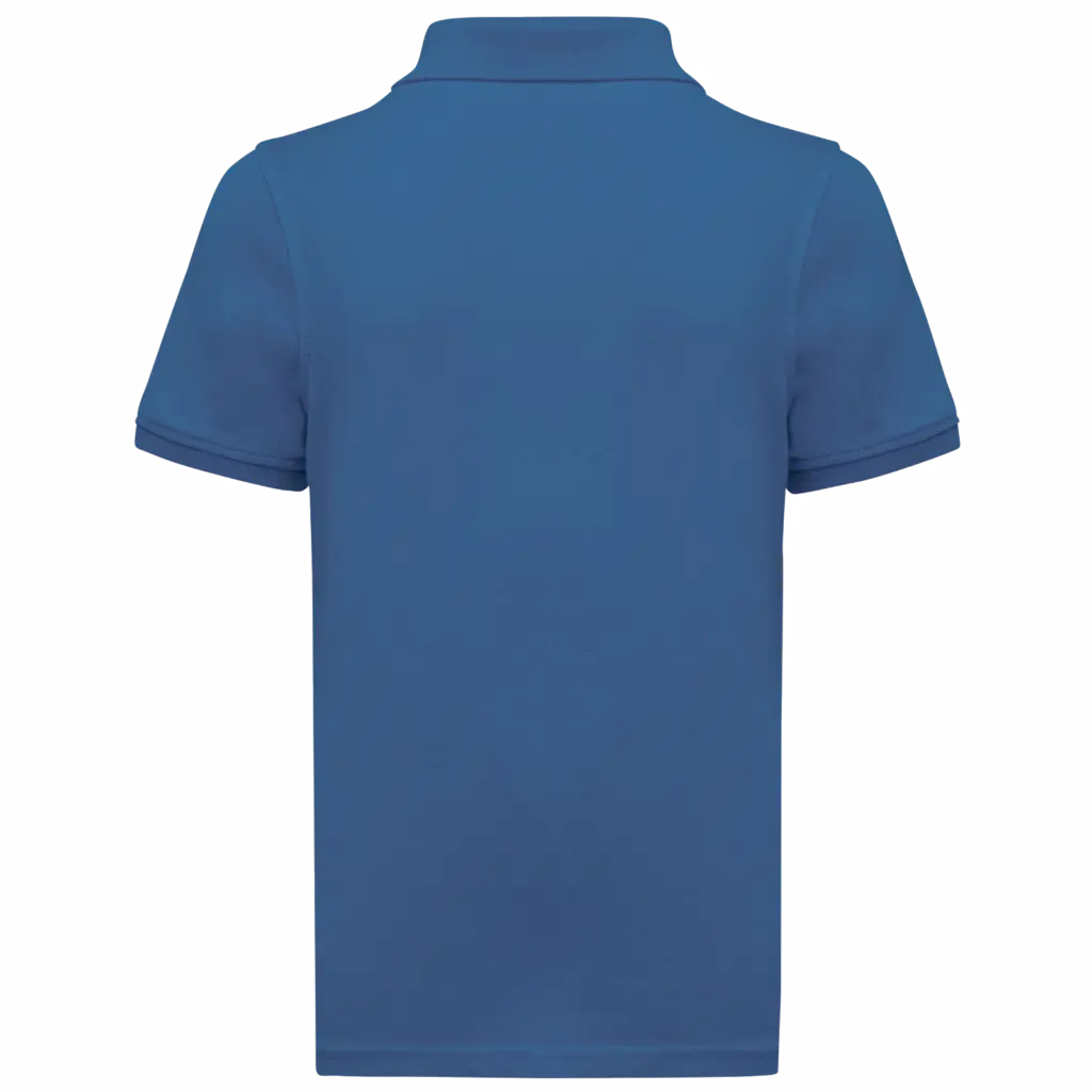 PS_K2029-B_LIGHTROYALBLUE - Hidalgo-werbeartikel Bio180 piqué kinderpolo, light royal blue — productfoto 29