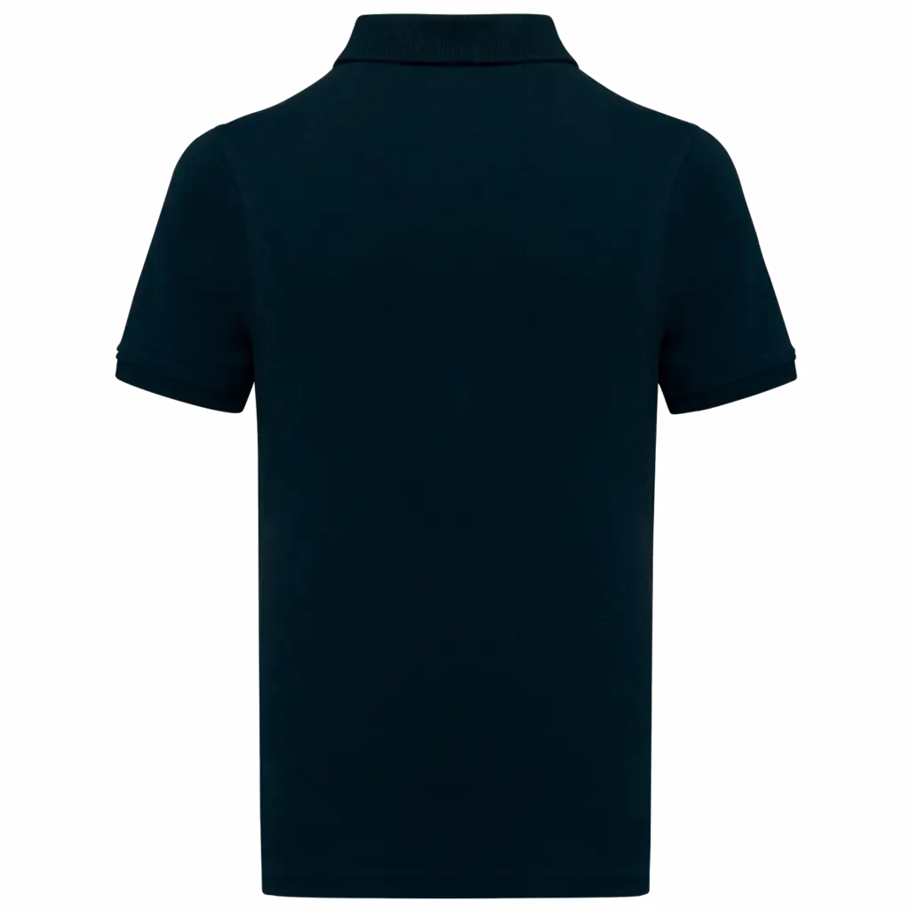 PS_K2029-B_NAVY - Hidalgo-werbeartikel Bio180 piqué kinderpolo, navy — productfoto 32