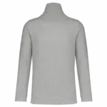 Trucker - Sweater met Ritskraag, grey heather / navy — productfoto 3