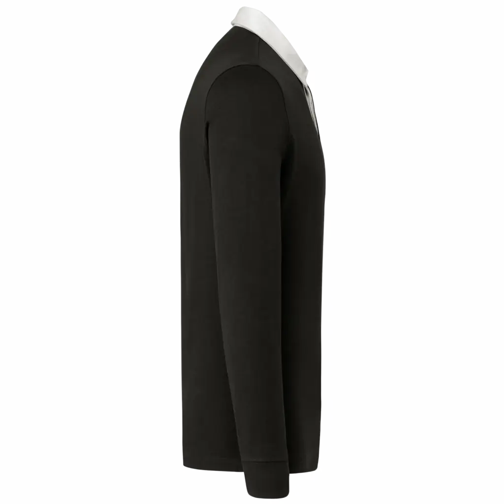 Rugbypolo, black/white — productfoto 14