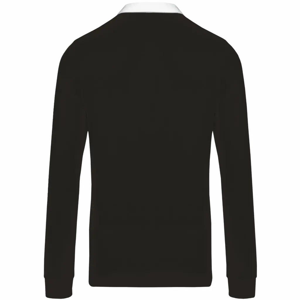Rugbypolo, black/white — productfoto 16