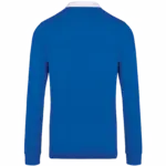 Rugbypolo, light royal blue / white — productfoto 22