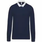 Rugbypolo, navy / white — productfoto 24