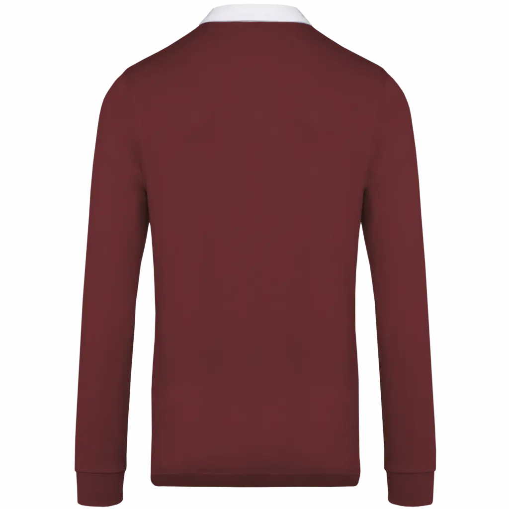 Rugbypolo, wine / white — productfoto 31