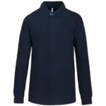 French Rib polo, navy / jean — productfoto 11
