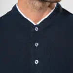 Herenpolo met maokraag en korte mouwen — productfoto 3