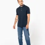 Herenpolo met maokraag en korte mouwen — productfoto 5