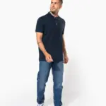 Herenpolo met maokraag en korte mouwen — productfoto 7