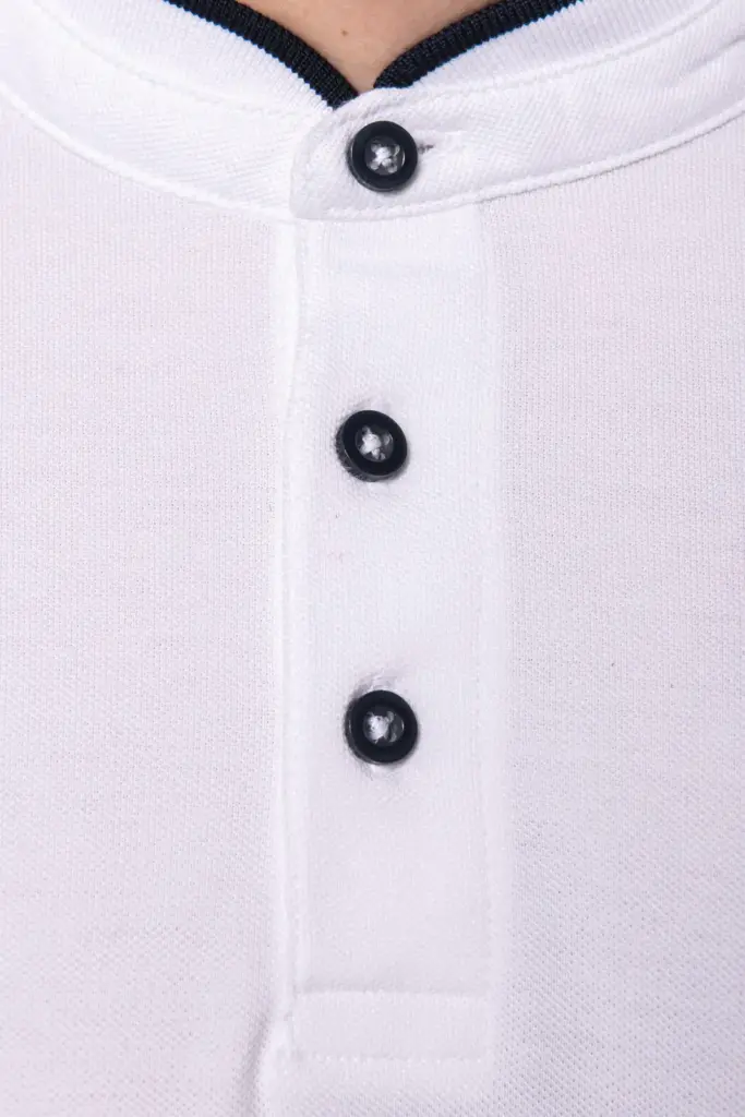 Herenpolo met maokraag en korte mouwen — productfoto 8
