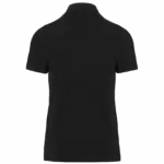 Herenpolo met maokraag en korte mouwen, black / oxford grey — productfoto 12