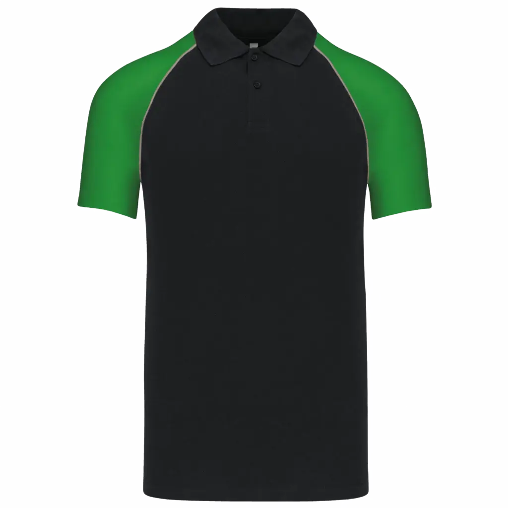 Polo baseball, black / green — productfoto 16