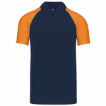 Polo baseball, navy / orange — productfoto 28