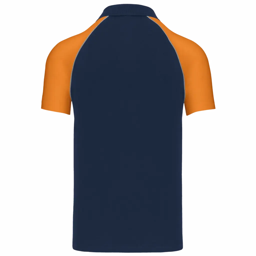 Polo baseball, navy / orange — productfoto 29