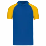 Polo baseball, royal blue / yellow — productfoto 43