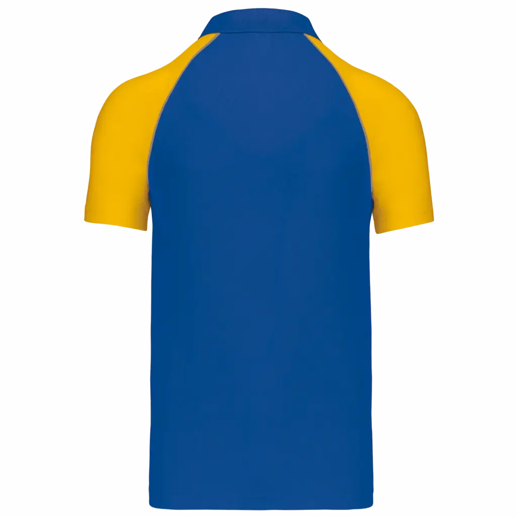 Polo baseball, royal blue / yellow — productfoto 44