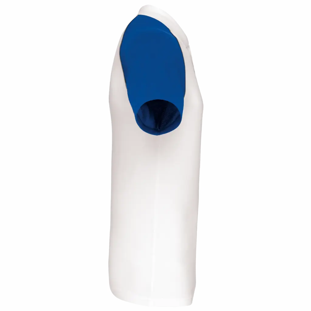 Polo baseball, white / royal blue — productfoto 48