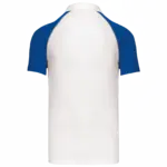 Polo baseball, white / royal blue — productfoto 50