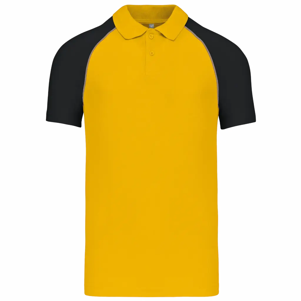 Polo baseball, yellow / black — productfoto 52