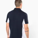 Tweekleurige piquépolo korte mouwen heren — productfoto 2
