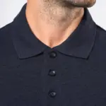 Tweekleurige piquépolo korte mouwen heren — productfoto 5
