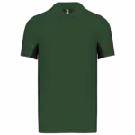 PS_K232_FORESTGREEN-BLACK - Hidalgo-werbeartikel Tweekleurige piquépolo korte mouwen heren, forest green / black — productfoto 19
