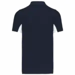 PS_K232-B_NAVY-WHITE - Hidalgo-werbeartikel Tweekleurige piquépolo korte mouwen heren, navy / white — productfoto 26