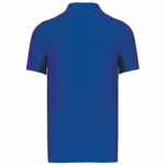PS_K232-B_ROYALBLUE-NAVY - Hidalgo-werbeartikel Tweekleurige piquépolo korte mouwen heren, royal blue / navy — productfoto 32