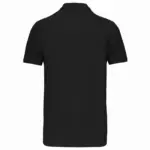 Piquépolo korte mouwen heren, black — productfoto 15
