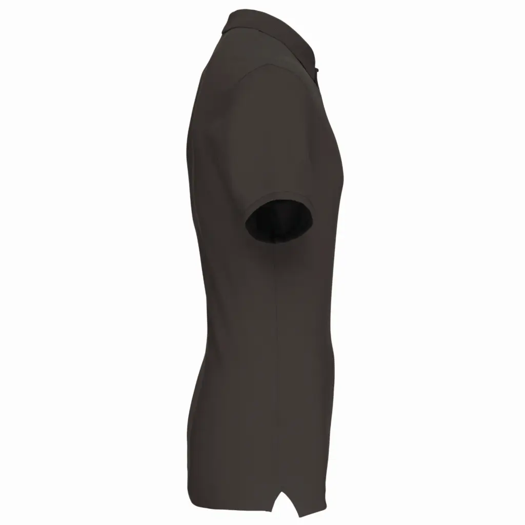 Piquépolo korte mouwen heren, dark grey — productfoto 16