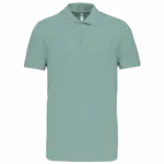 Piquépolo korte mouwen heren, sage — productfoto 26