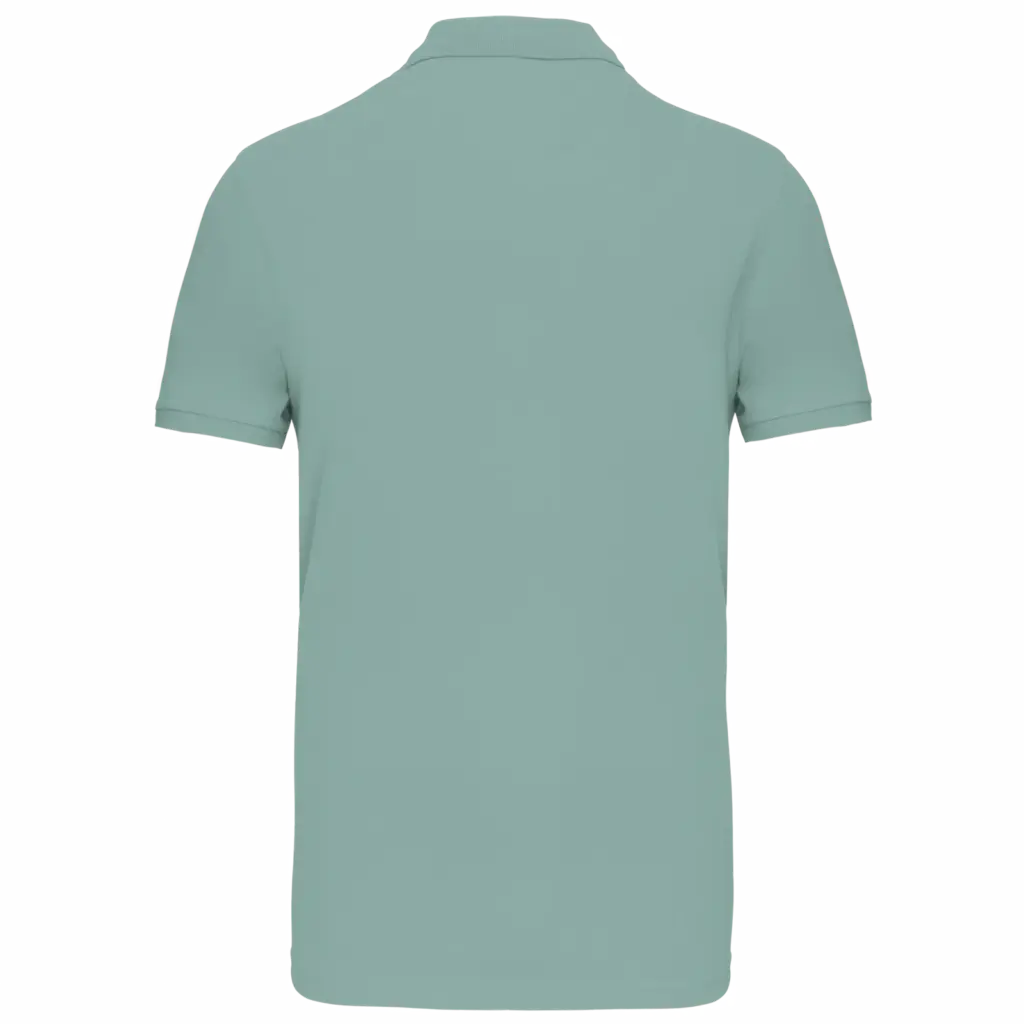 Piquépolo korte mouwen heren, sage — productfoto 27