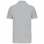 Piquépolo korte mouwen heren, snow grey — productfoto 30