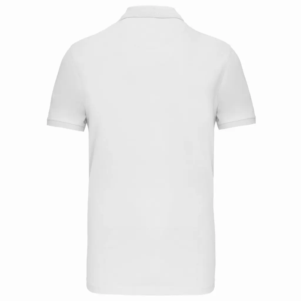 Piquépolo korte mouwen heren, white — productfoto 33