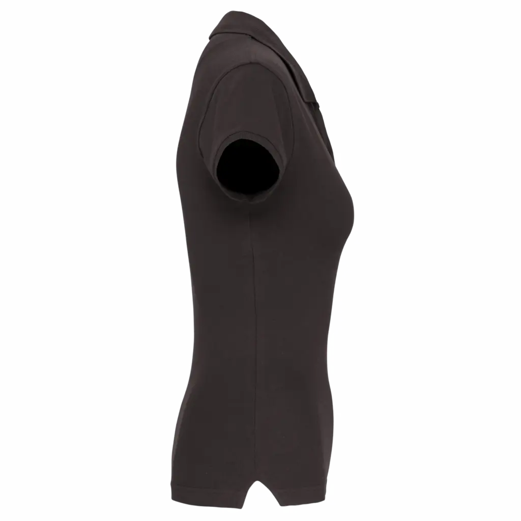 PS_K240-S_DARKGREY - Hidalgo-werbeartikel Piquépolo korte mouwen dames, dark grey — productfoto 9
