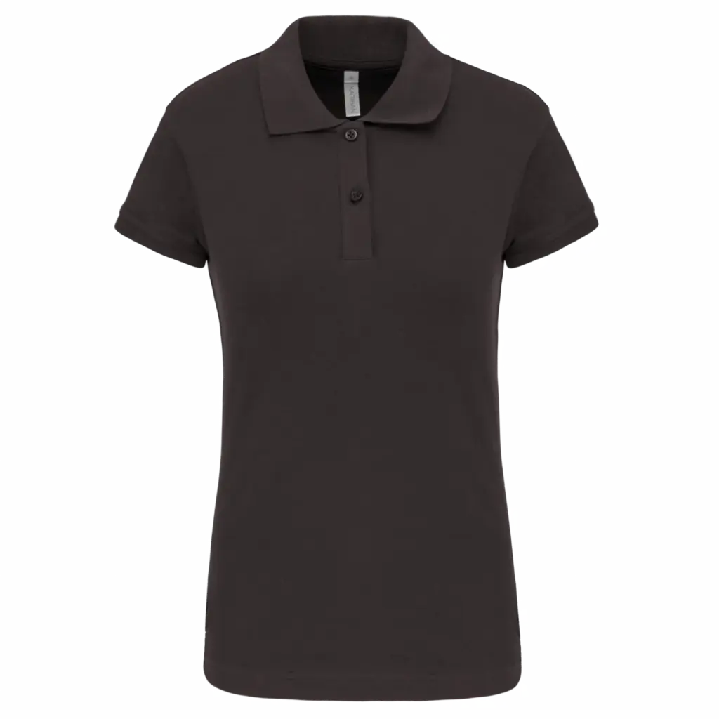 PS_K240_DARKGREY - Hidalgo-werbeartikel Piquépolo korte mouwen dames, dark grey — productfoto 10