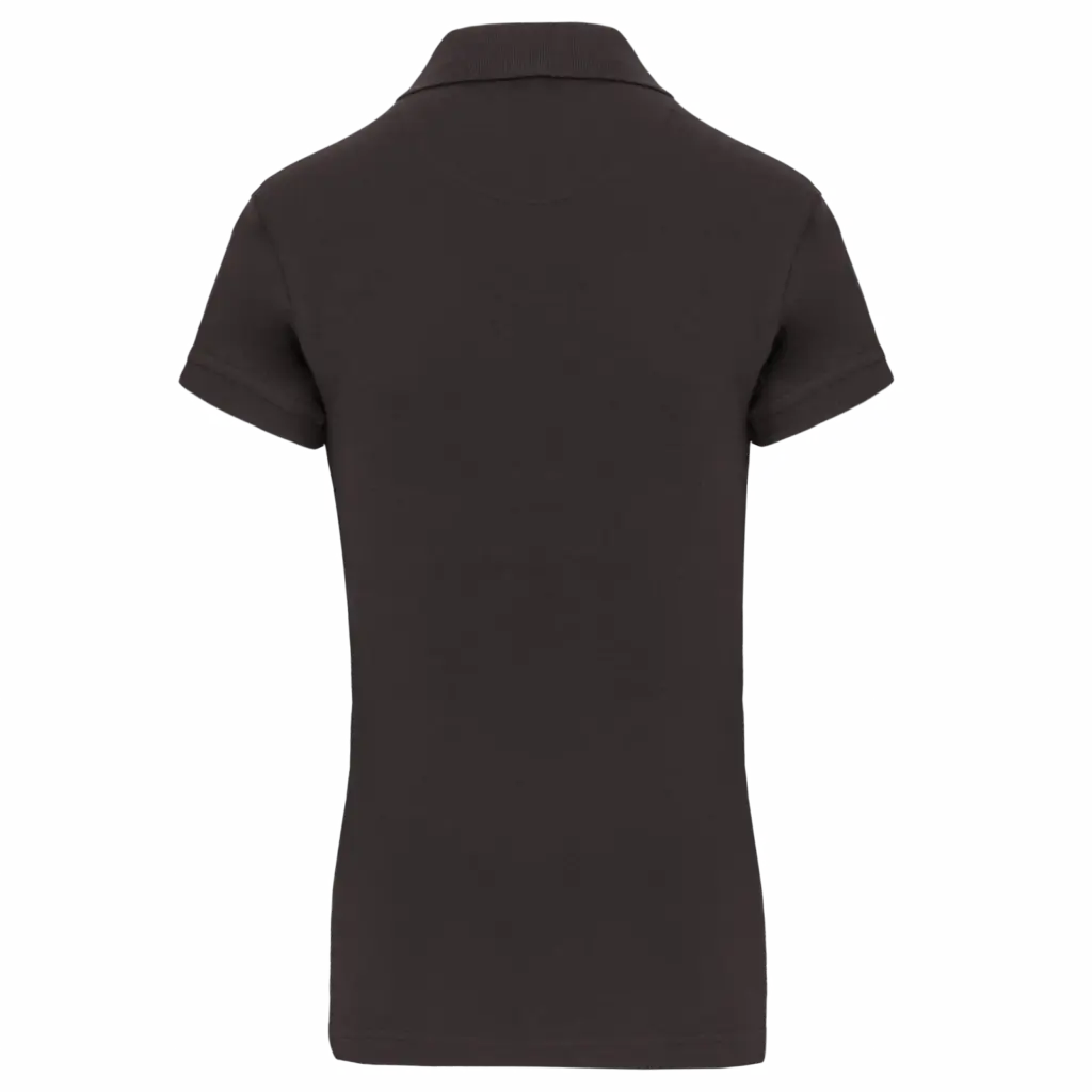 PS_K240-B_DARKGREY - Hidalgo-werbeartikel Piquépolo korte mouwen dames, dark grey — productfoto 11