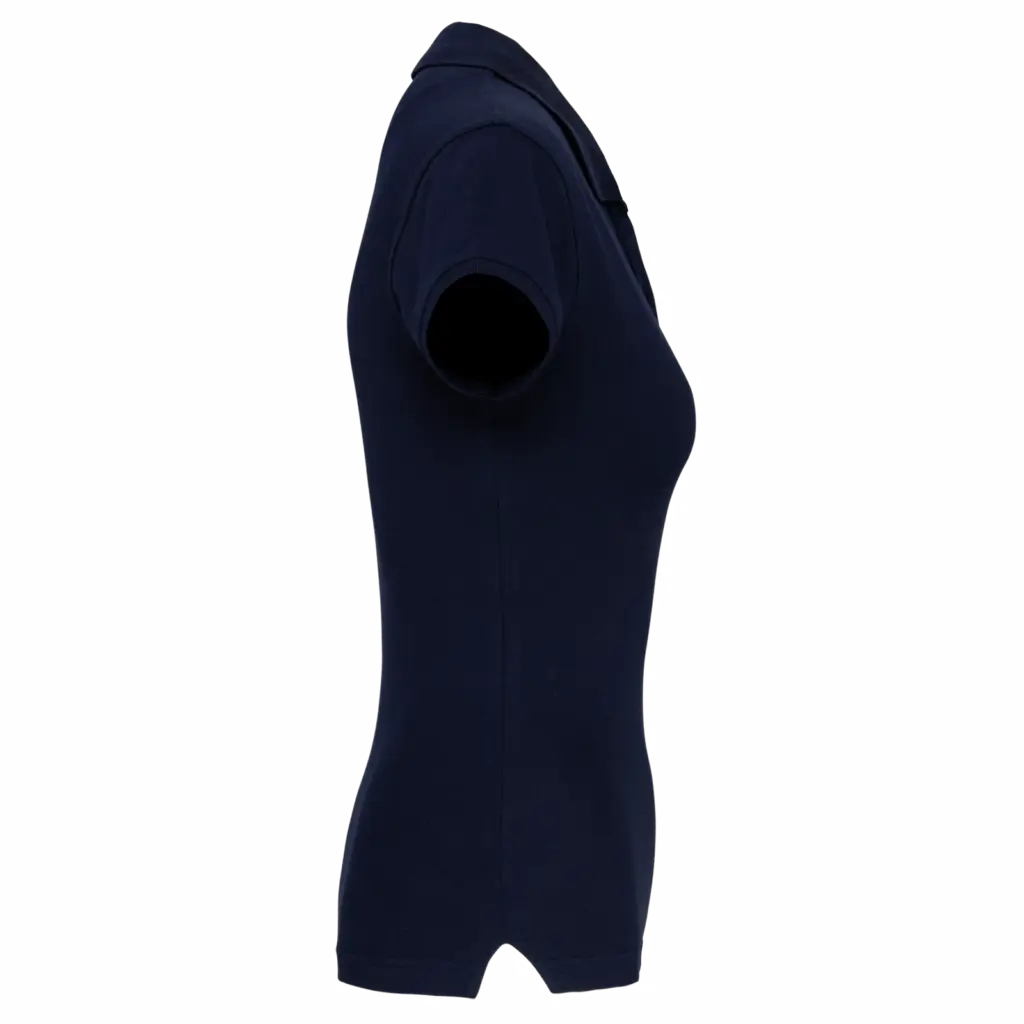 PS_K240-S_NAVY - Hidalgo-werbeartikel Piquépolo korte mouwen dames, navy — productfoto 15