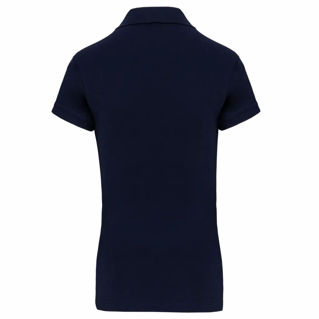 PS_K240-B_NAVY - Hidalgo-werbeartikel Piquépolo korte mouwen dames, navy — productfoto 17
