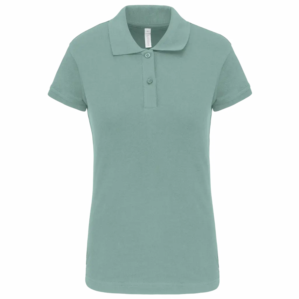 PS_K240_SAGE - Hidalgo-werbeartikel Piquépolo korte mouwen dames, sage — productfoto 19